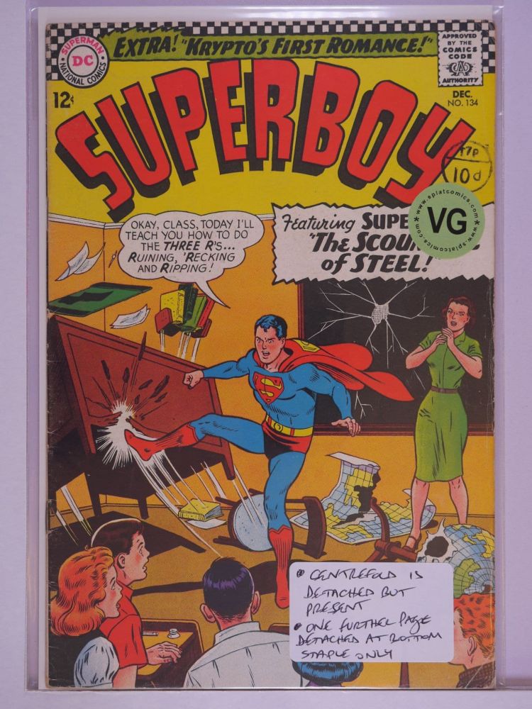 SUPERBOY (1949) Volume 1: # 0134 VG