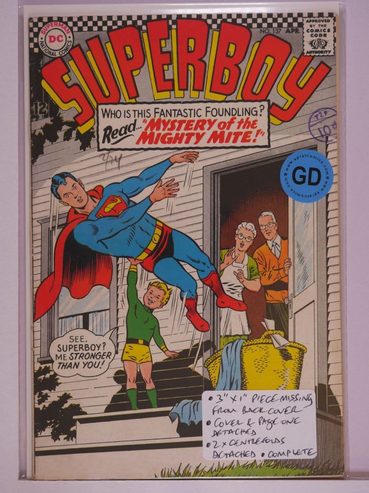 SUPERBOY (1949) Volume 1: # 0137 GD