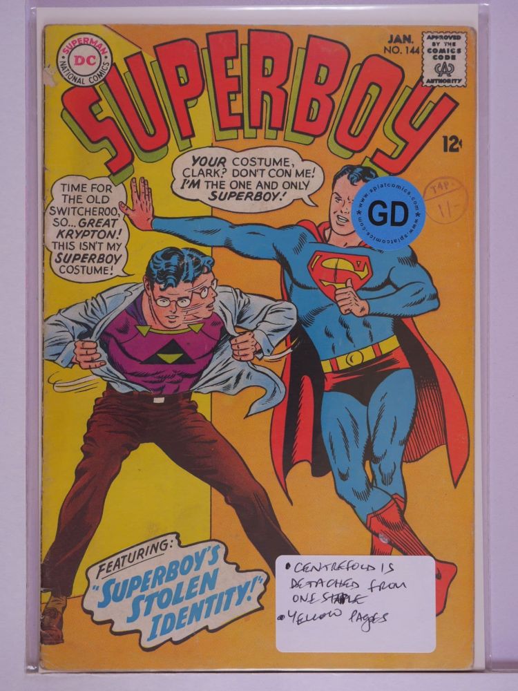 SUPERBOY (1949) Volume 1: # 0144 GD