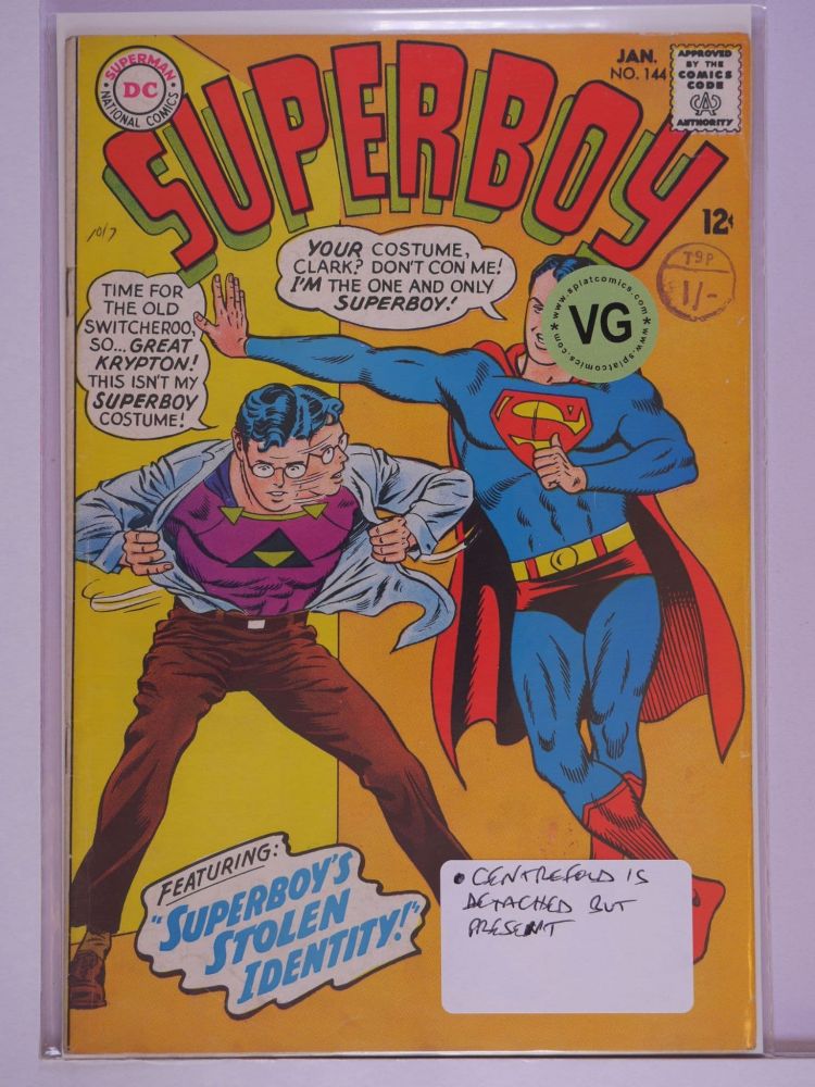 SUPERBOY (1949) Volume 1: # 0144 VG