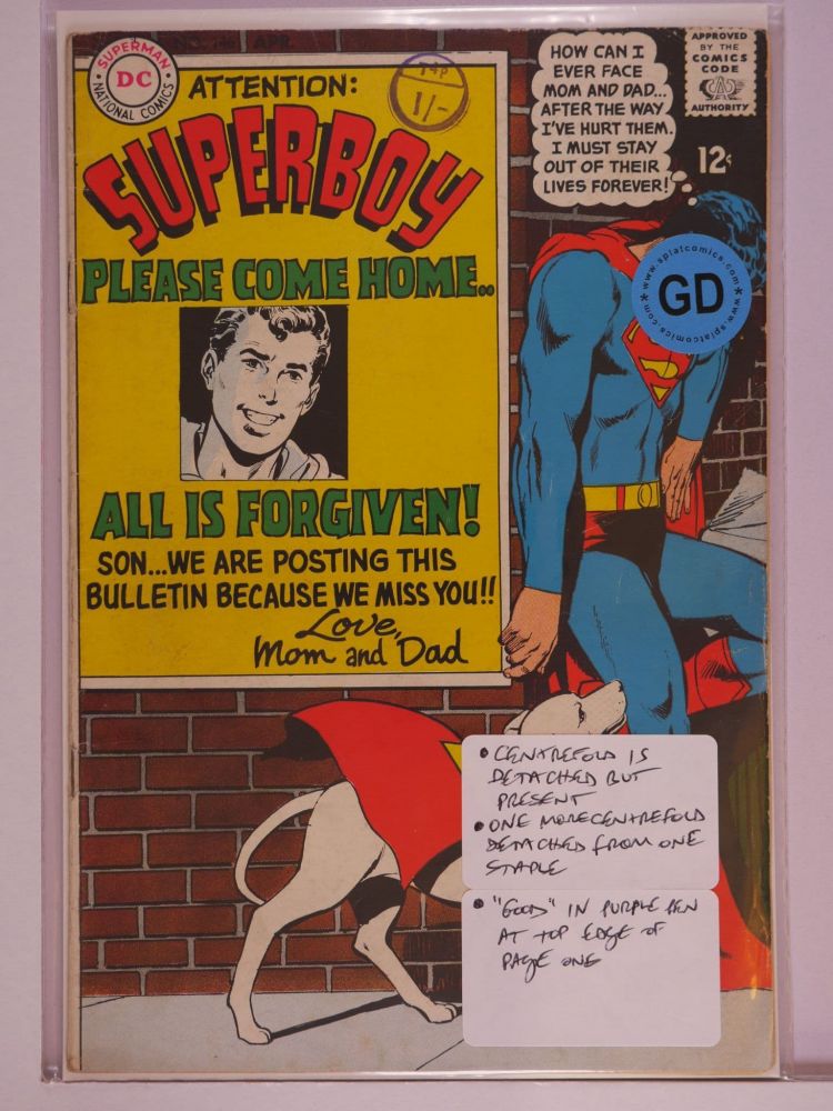 SUPERBOY (1949) Volume 1: # 0146 GD