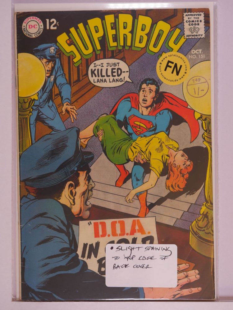 SUPERBOY (1949) Volume 1: # 0151 FN