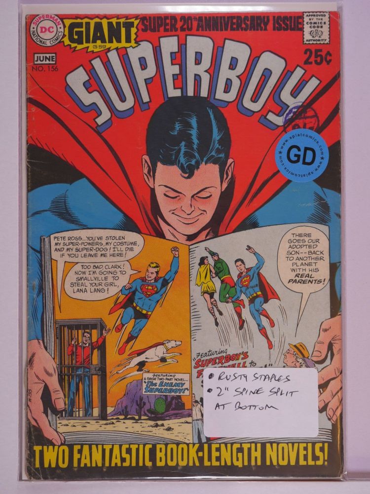 SUPERBOY (1949) Volume 1: # 0156 GD