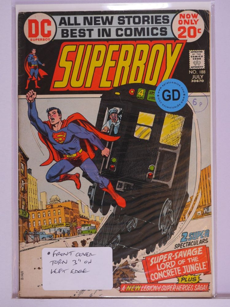 SUPERBOY (1949) Volume 1: # 0188 GD