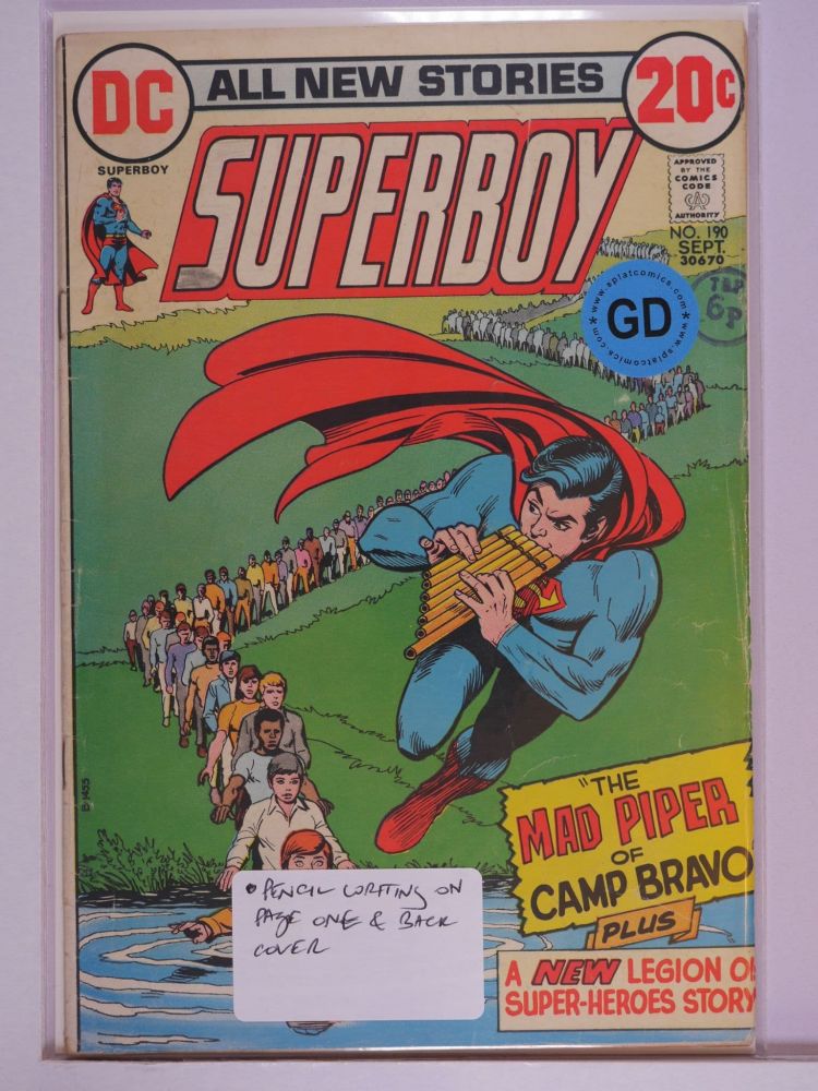 SUPERBOY (1949) Volume 1: # 0190 GD