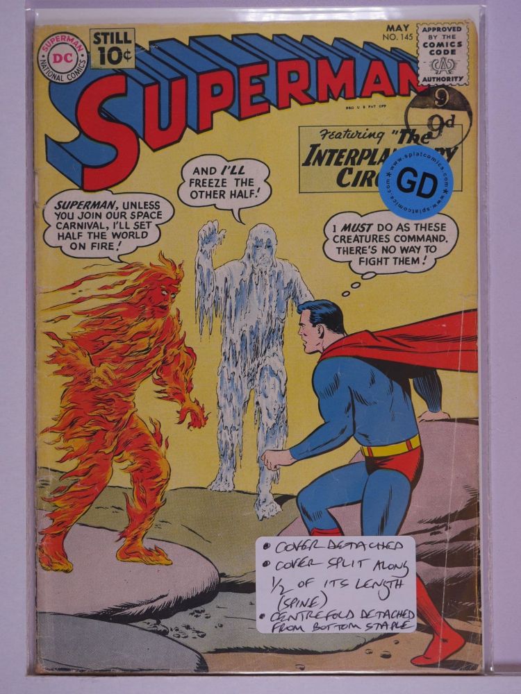 SUPERMAN (1938) Volume 1: # 0145 GD