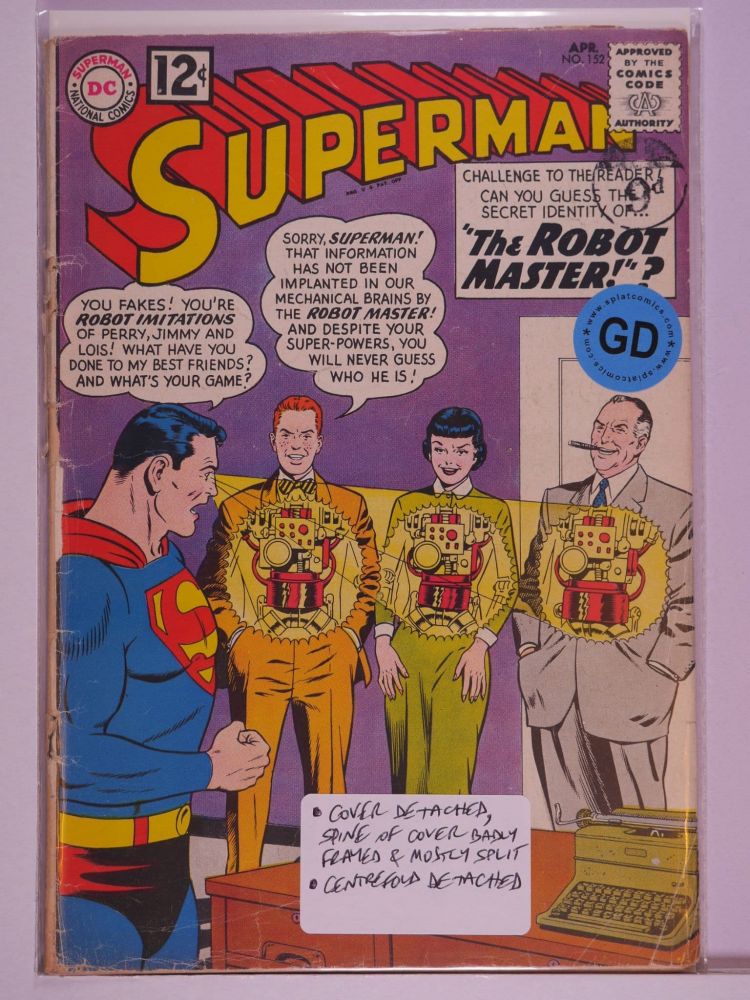 SUPERMAN (1938) Volume 1: # 0152 GD