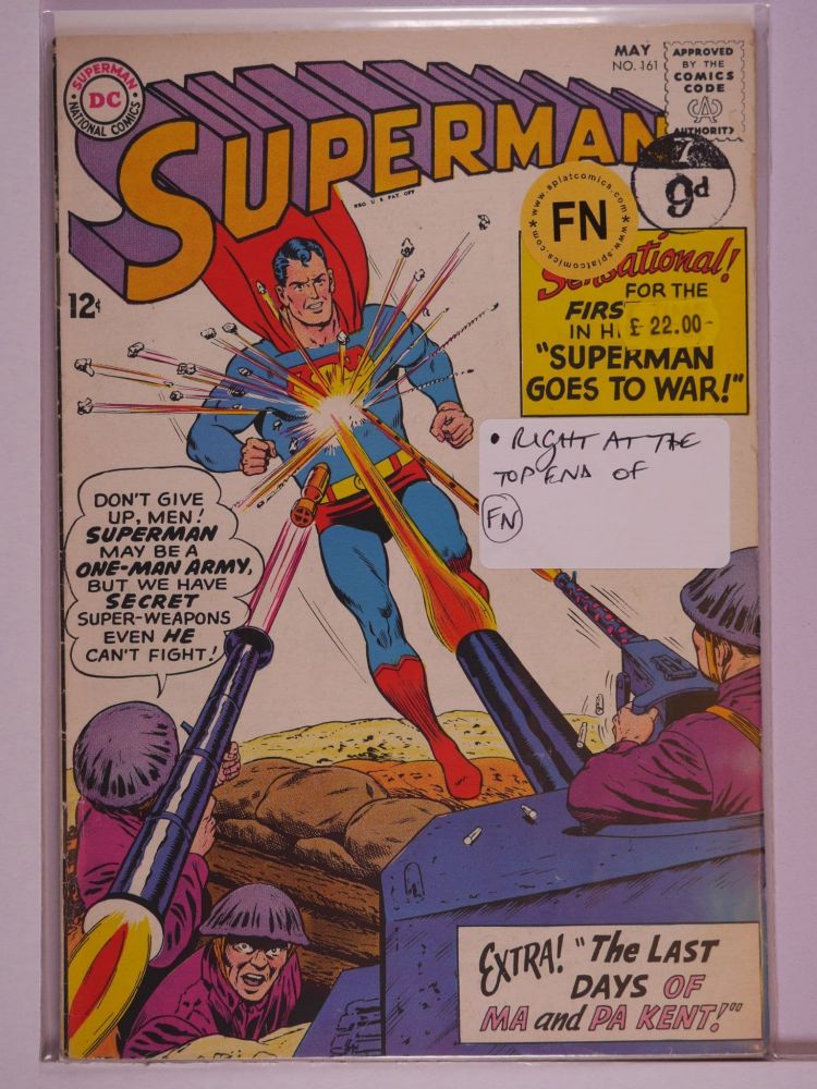 SUPERMAN (1938) Volume 1: # 0161 FN