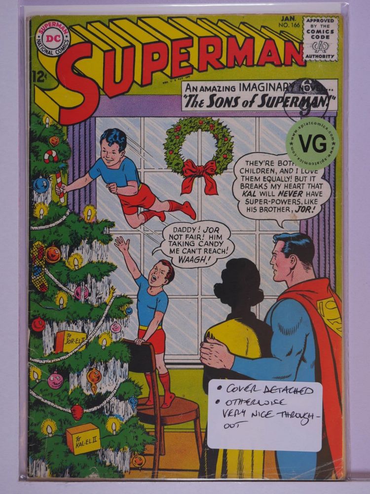 SUPERMAN (1938) Volume 1: # 0166 VG