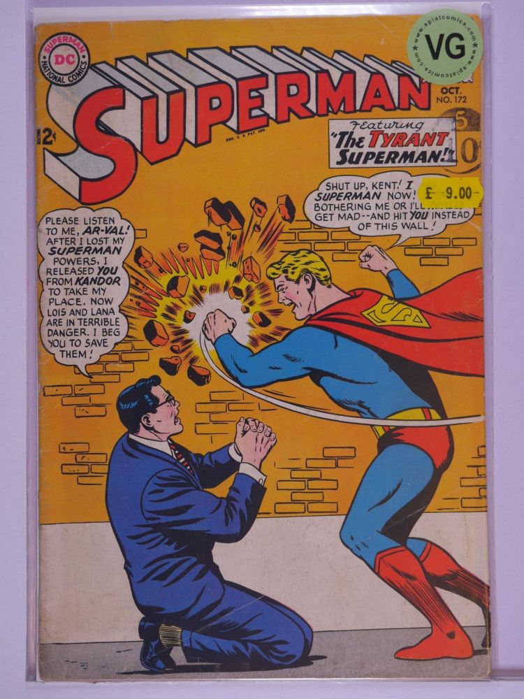 SUPERMAN (1938) Volume 1: # 0172 VG