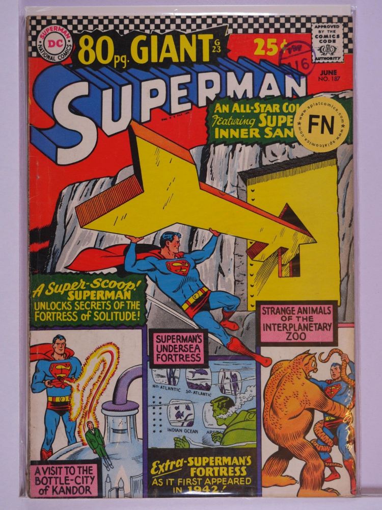 SUPERMAN (1938) Volume 1: # 0187 FN