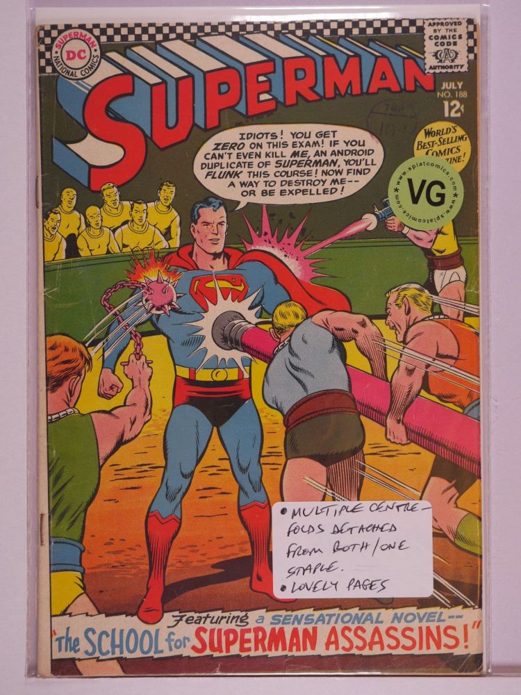 SUPERMAN (1938) Volume 1: # 0188 VG