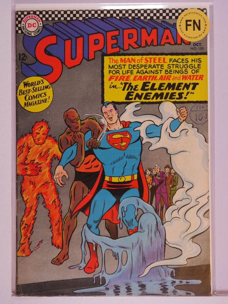 SUPERMAN (1938) Volume 1: # 0190 FN