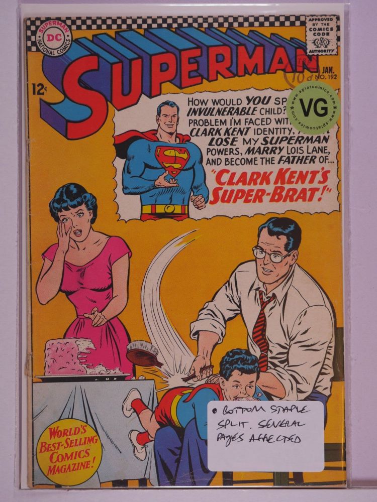 SUPERMAN (1938) Volume 1: # 0192 VG