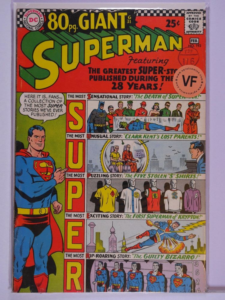 SUPERMAN (1938) Volume 1: # 0193 VF