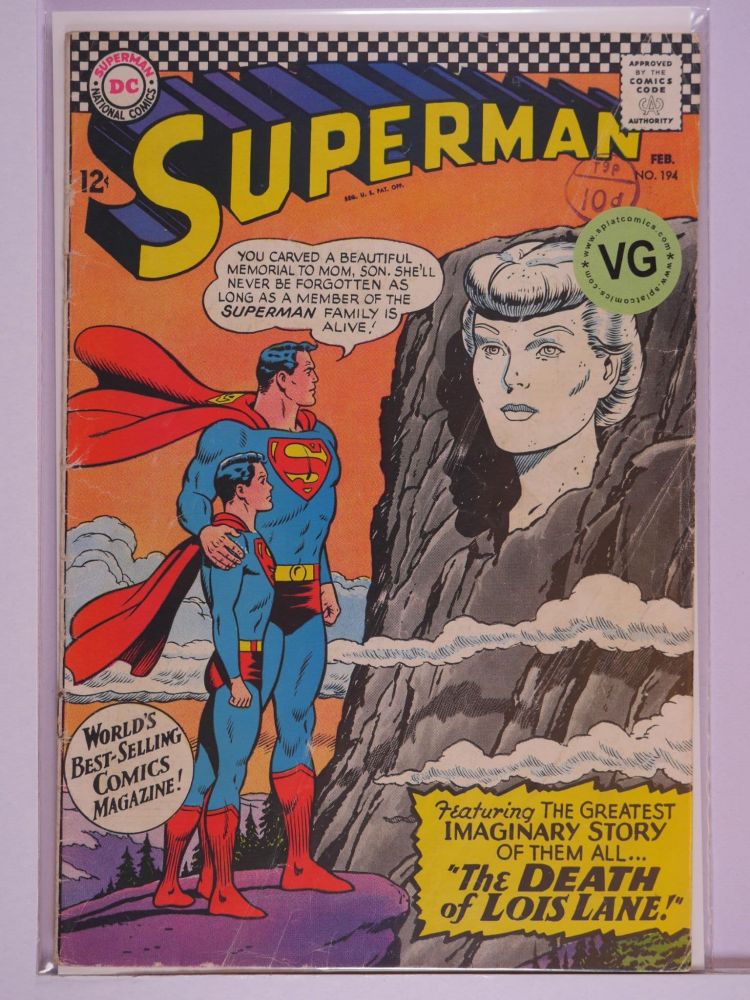 SUPERMAN (1938) Volume 1: # 0194 VG