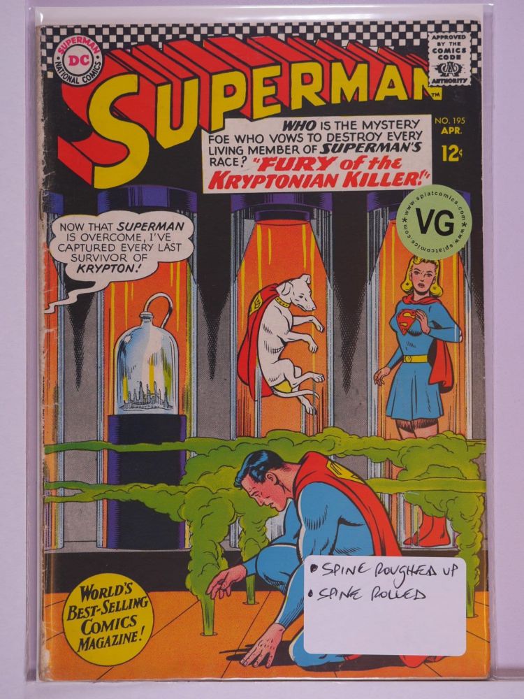 SUPERMAN (1938) Volume 1: # 0195 VG