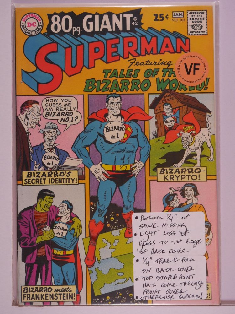 SUPERMAN (1938) Volume 1: # 0202 VF