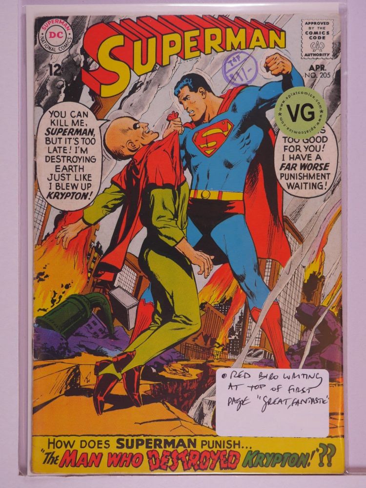 SUPERMAN (1938) Volume 1: # 0205 VG