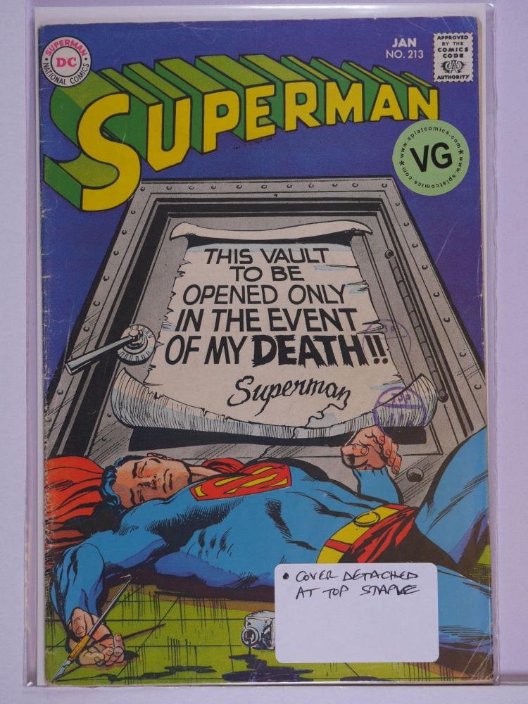 SUPERMAN (1938) Volume 1: # 0213 VG