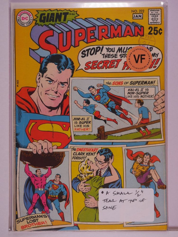 SUPERMAN (1938) Volume 1: # 0222 VF