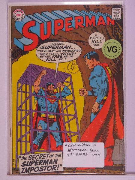 SUPERMAN (1938) Volume 1: # 0225 VG