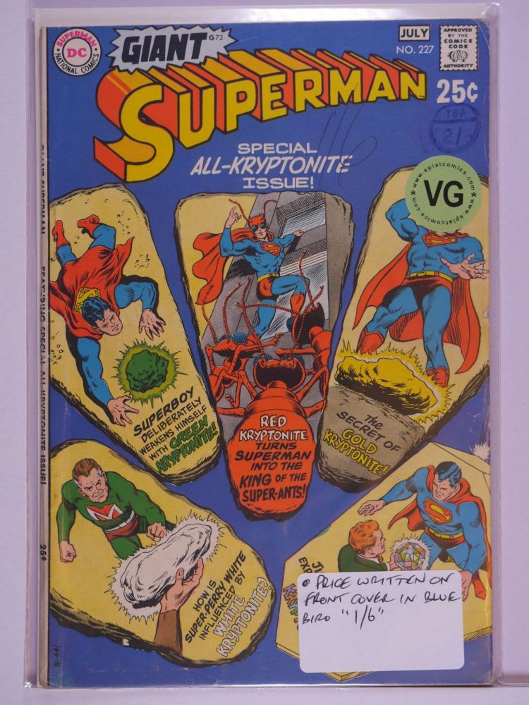 SUPERMAN (1938) Volume 1: # 0227 VG