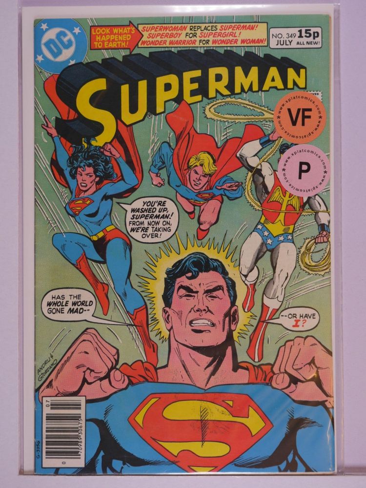 SUPERMAN (1938) Volume 1: # 0349 VF PENCE