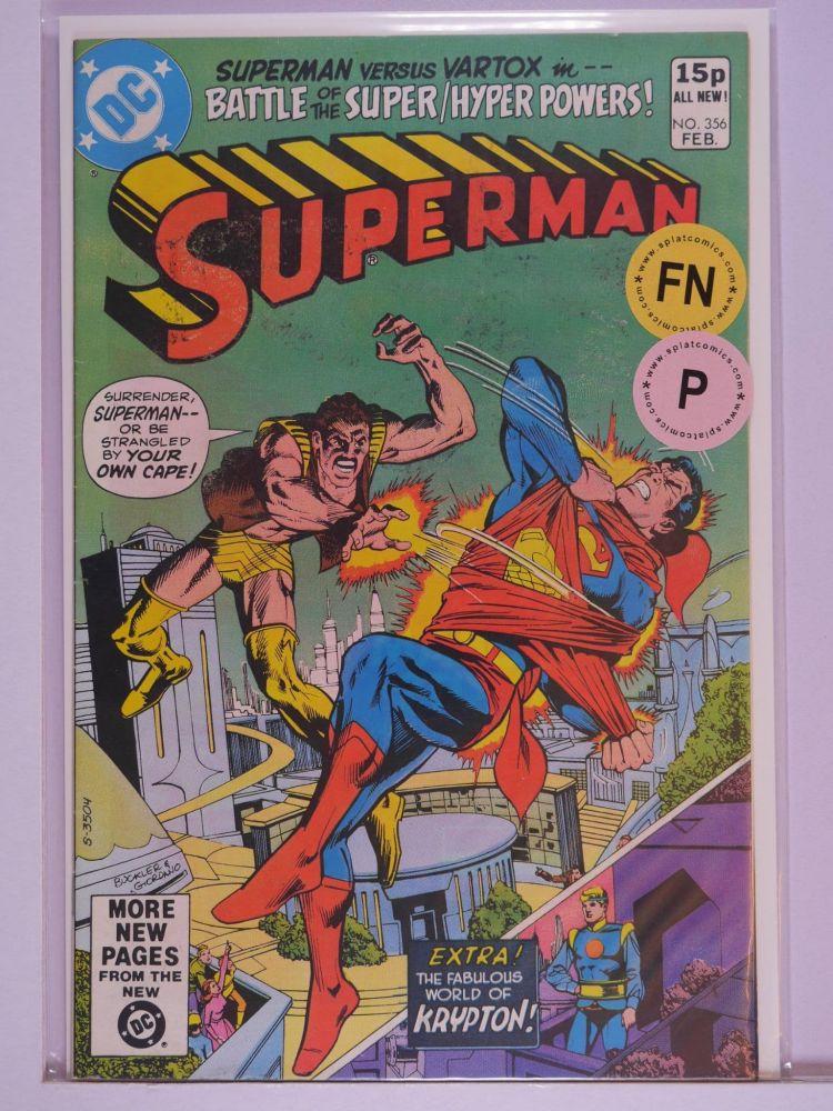 SUPERMAN (1938) Volume 1: # 0356 FN PENCE