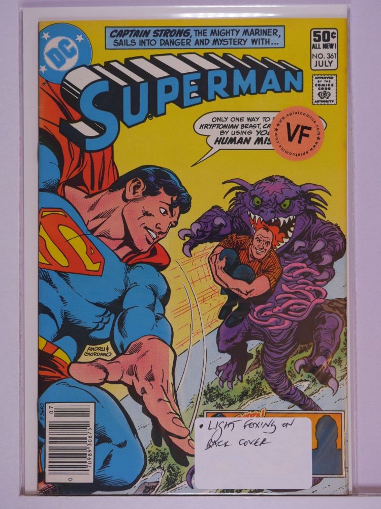 SUPERMAN (1938) Volume 1: # 0361 VF