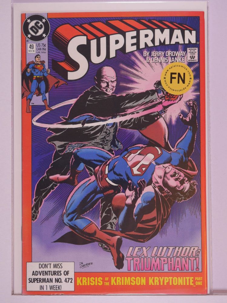 SUPERMAN (1987) Volume 2: # 0049 FN