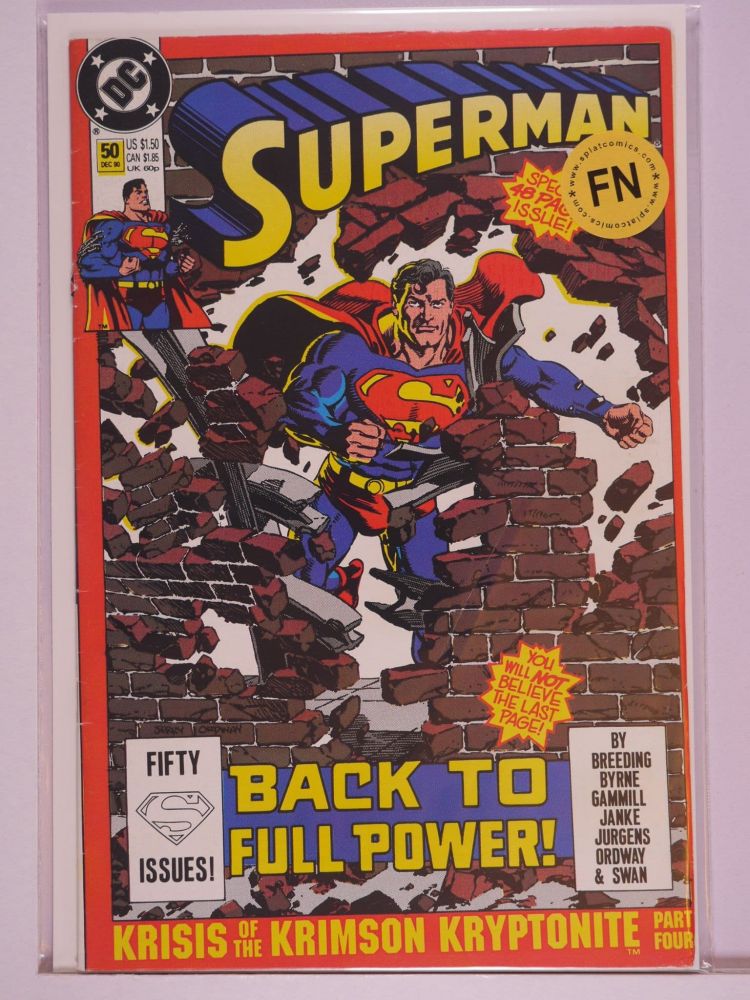 SUPERMAN (1987) Volume 2: # 0050 FN