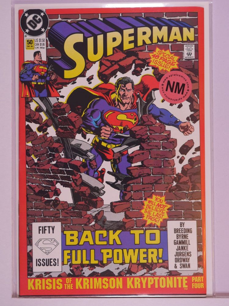 SUPERMAN (1987) Volume 2: # 0050 NM