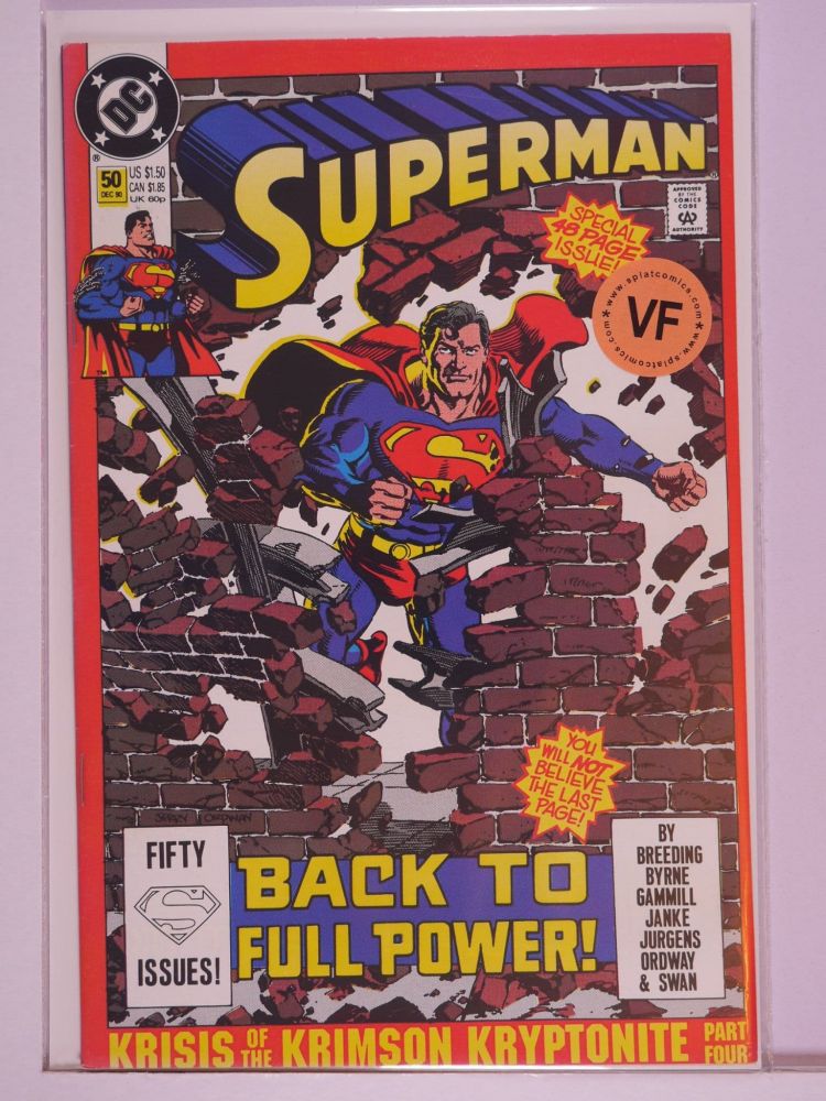 SUPERMAN (1987) Volume 2: # 0050 VF