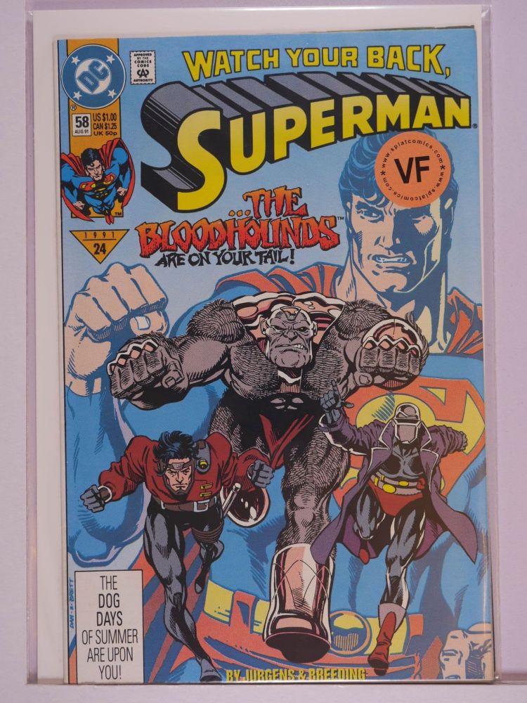 SUPERMAN (1987) Volume 2: # 0058 VF