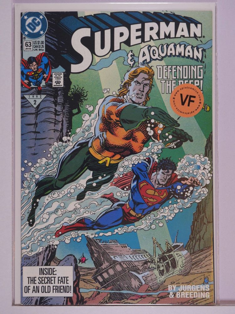 SUPERMAN (1987) Volume 2: # 0063 VF