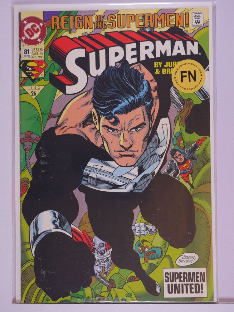 SUPERMAN (1987) Volume 2: # 0081 VF