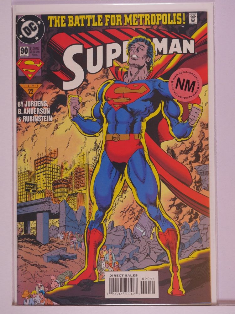 SUPERMAN (1987) Volume 2: # 0090 NM