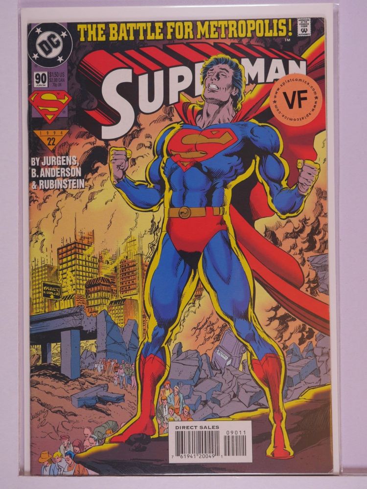 SUPERMAN (1987) Volume 2: # 0090 VF