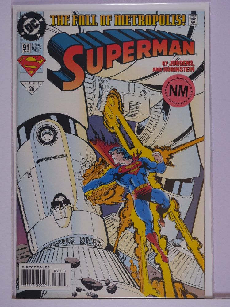 SUPERMAN (1987) Volume 2: # 0091 NM