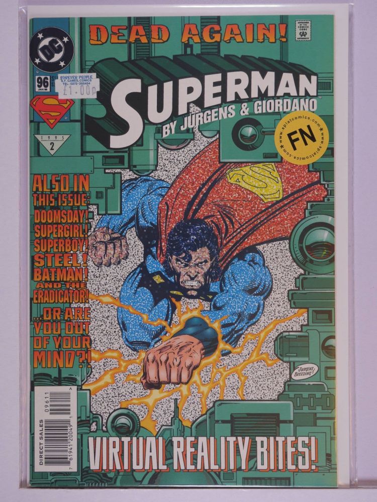 SUPERMAN (1987) Volume 2: # 0096 FN