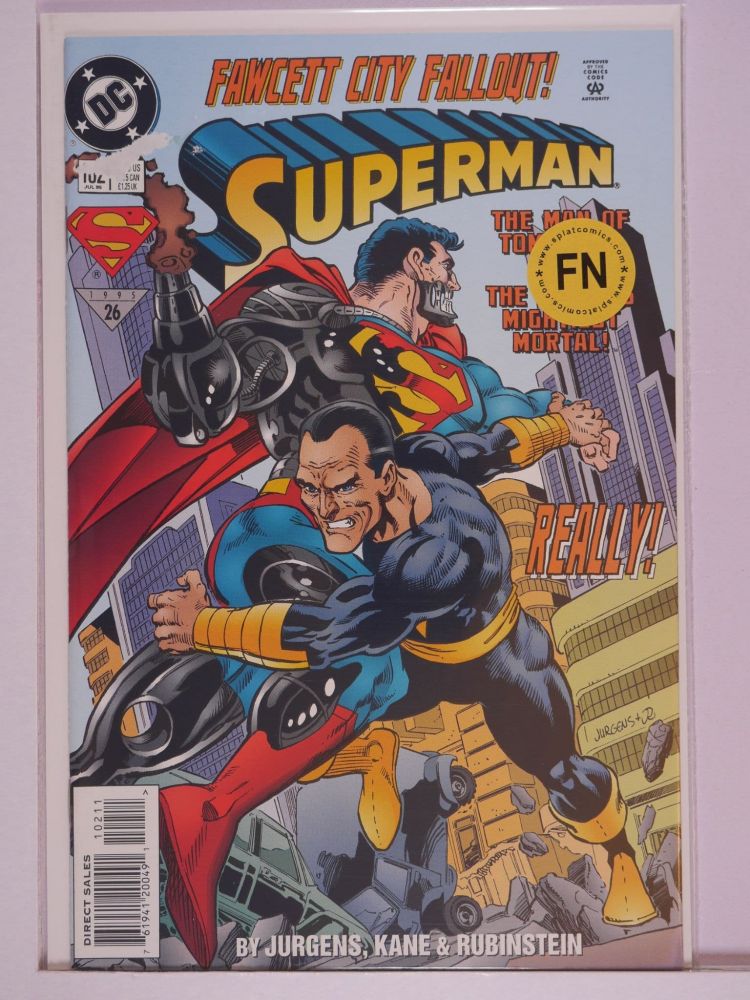 SUPERMAN (1987) Volume 2: # 0102 FN