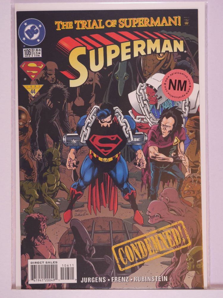 SUPERMAN (1987) Volume 2: # 0106 NM