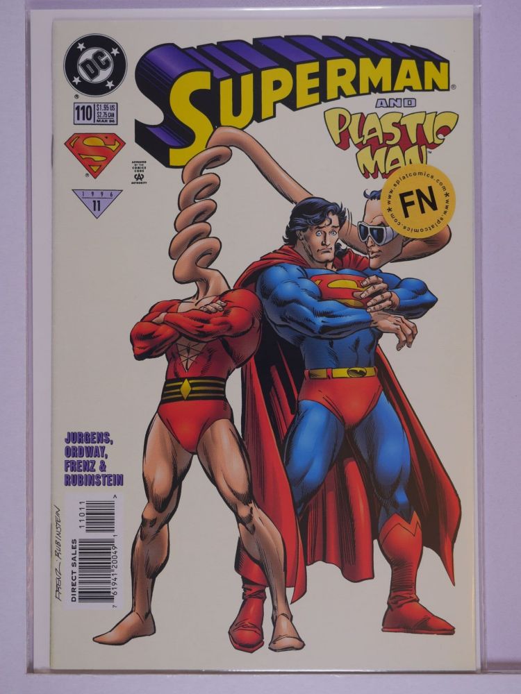 SUPERMAN (1987) Volume 2: # 0110 FN