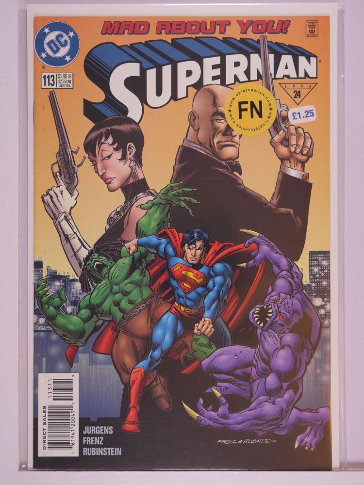 SUPERMAN (1987) Volume 2: # 0113 FN