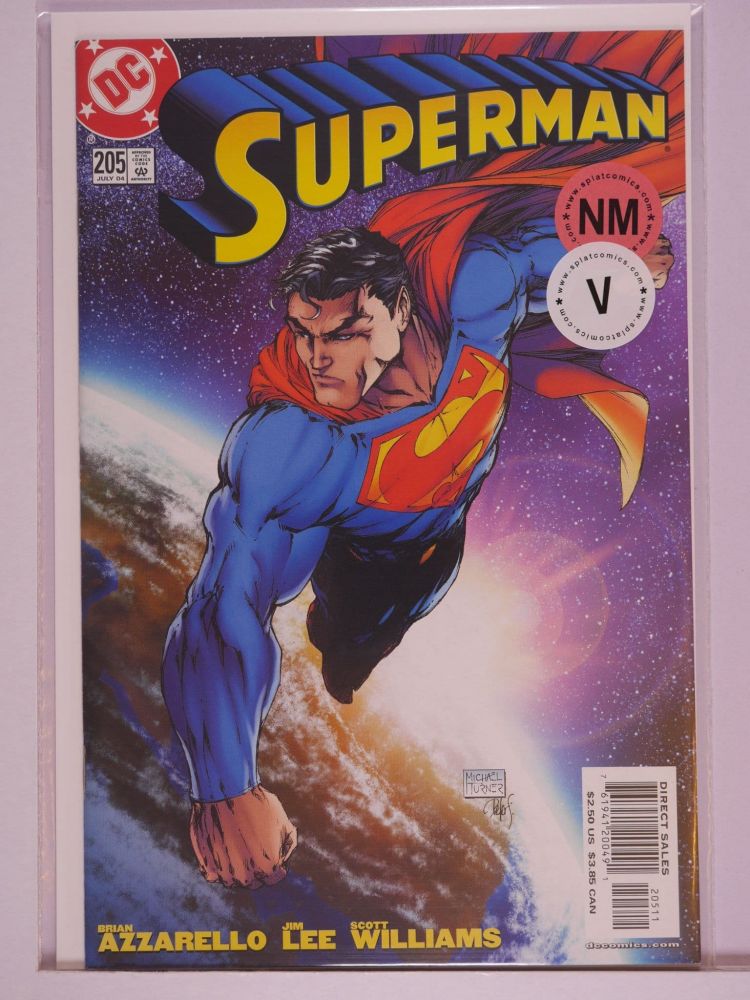 SUPERMAN (1987) Volume 2: # 0205 NM MICHAEL TURNER COVER VARIANT