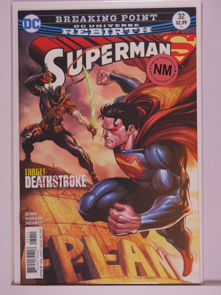 SUPERMAN (2016) Volume 4: # 0032 NM