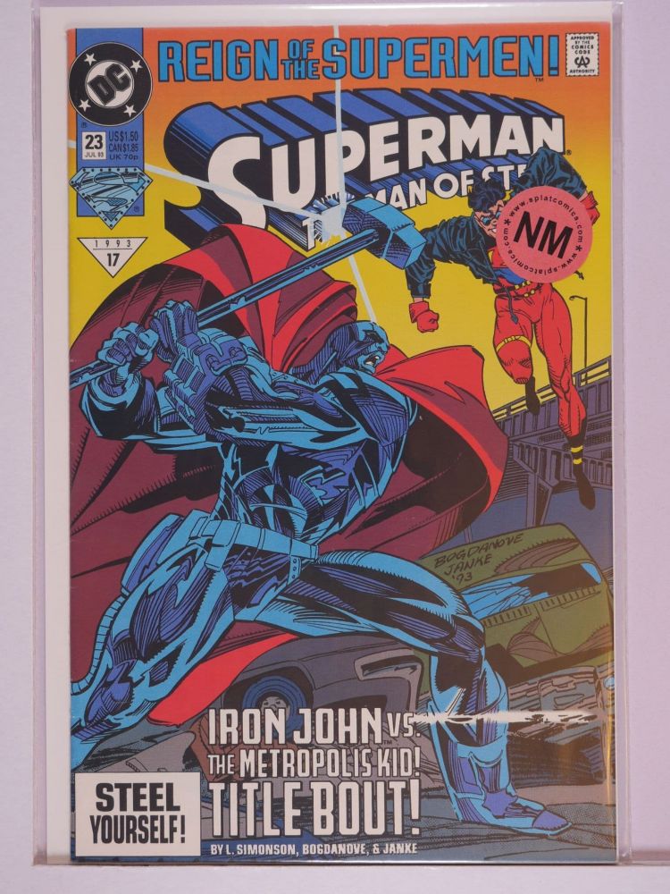 SUPERMAN THE MAN OF STEEL (1991) Volume 2: # 0023 NM