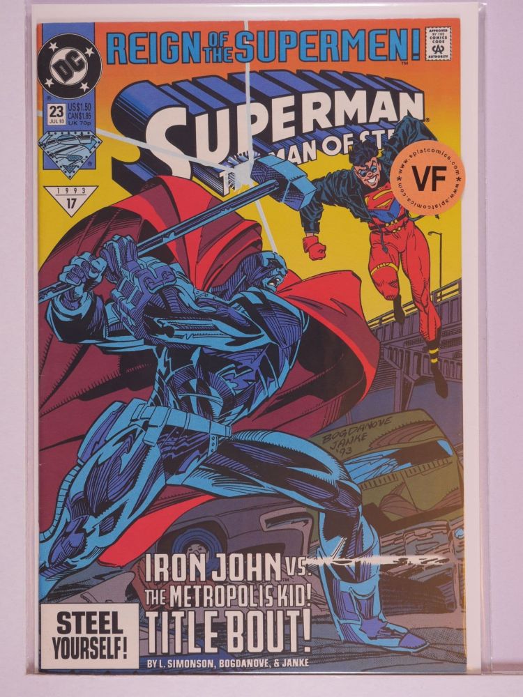 SUPERMAN THE MAN OF STEEL (1991) Volume 2: # 0023 VF