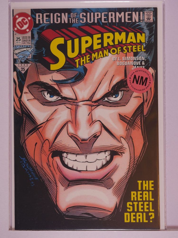 SUPERMAN THE MAN OF STEEL (1991) Volume 2: # 0025 NM